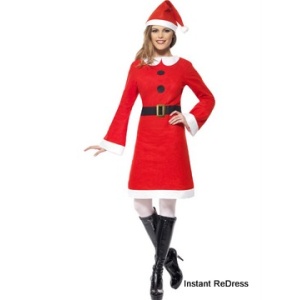 Economy Miss Santa Costume