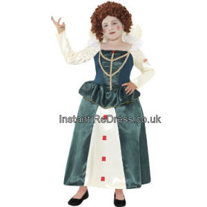 Queen Elizabeth Costume (7-9 Years)