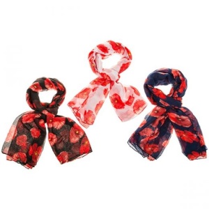 Poppy Scarves