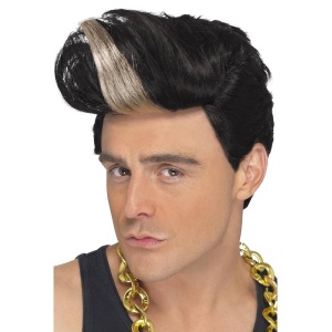 90s Rapper Wig with Quiff