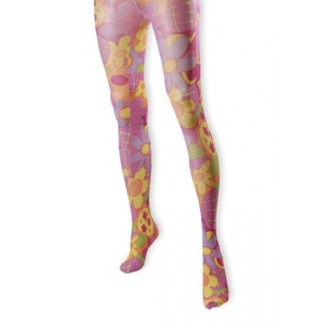 Pink Floral tights