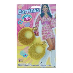 Gold Clip On Earrings