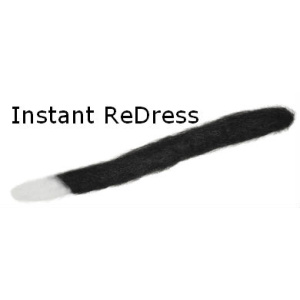 Black furry Tail, white tip