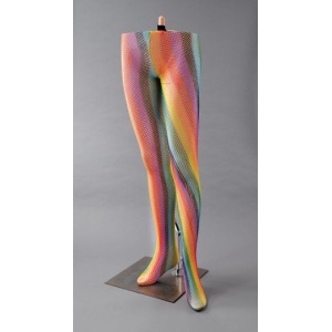 Rainbow Fishnet Tights