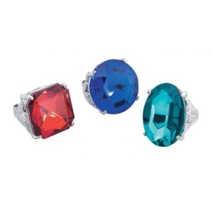 Large Jewelled Rings
