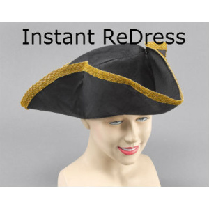 Soft, Black/Gold Tricorn