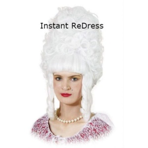 Lady Pompadour White Wig