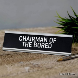 Chairman Desk Sign