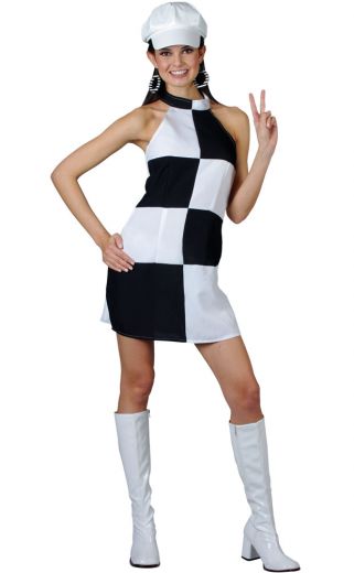 Funky 60's Mini Dress Costume