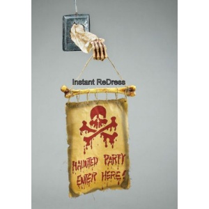 Severed Hand with Flag Prop