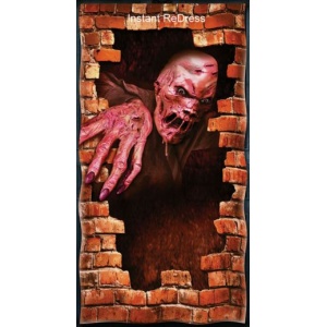 Melting Zombie Door Poster