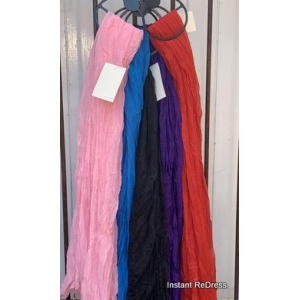 Plain Crinkle Scarves