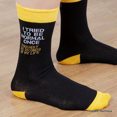 'I tried to be..' Socks