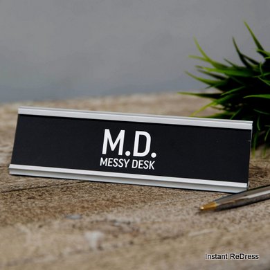 Md Machine Sign MD Desk Sign – Instant ReDress