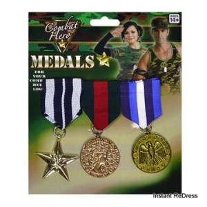 Military Medals (3 Pieces)