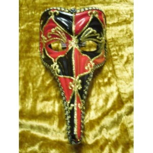Black/Red/Gold Venetian