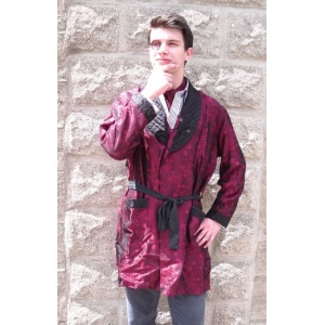 Smoking Jacket ~ Ruby (M/L) - HIRE