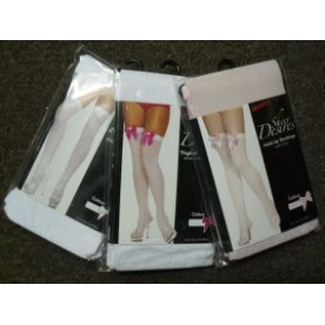White Hold Up's With Bow