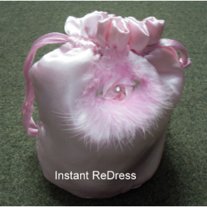 Pink Drawstring Bag