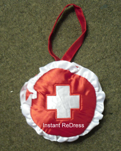 Round, Red Nurses Bag