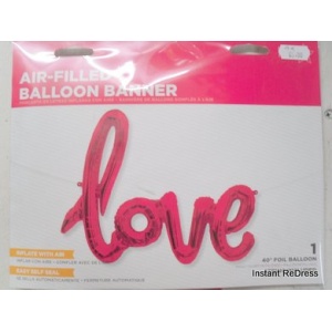 Air-Filled 'Love' Balloon