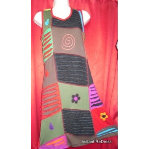 Slashed T-Shirt Dress