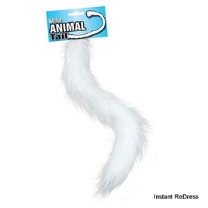 White Animal Tail