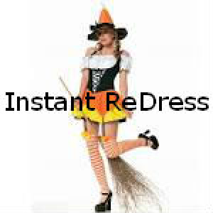 Candy Corn Witch Costume