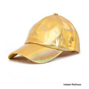 Gold Holographic Hat