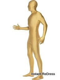 Gold Second Skinz Costume