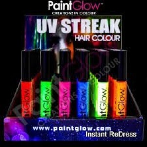 Neon, UV Streak Hair colour