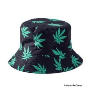 Weed Leaf Bucket Hat