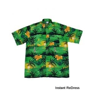 Green Palm Tree Hawaiian Shirt