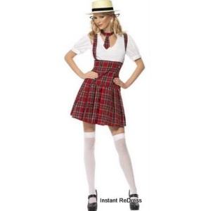 Schoolgirl Costume (Red)