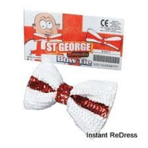 England Sequin Bow Tie