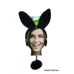 Rabbit Ears and Tail Set - Black