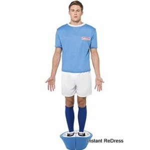 Subbuteo Blue Strip (M) Costume