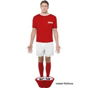 Subbuteo Red Strip (M) Costume