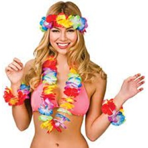 Four Piece Hawaiian Lei Set