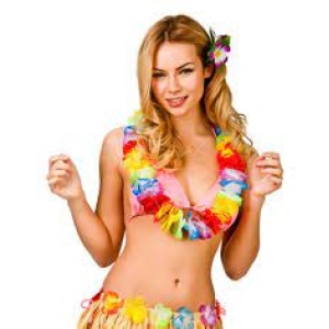 Two-Toned Hawaiian Lei
