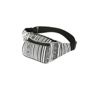 Black/White Hippy Bum Bag