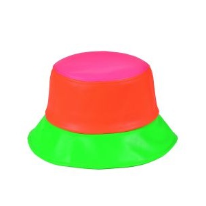 Neon PU Bucket Hat