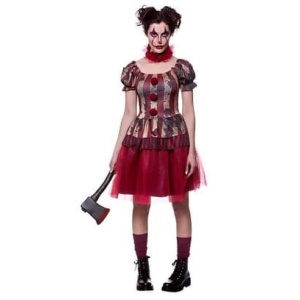 Vintage Circus Clown Lady Costume