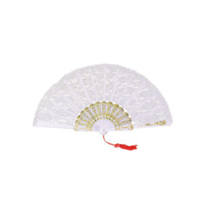 Fan - White Lace