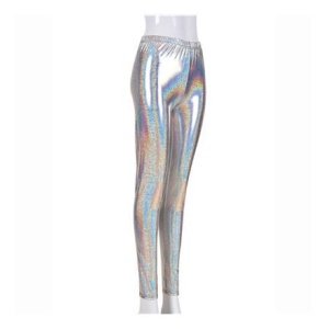 Silver holographic Leggings