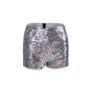 Silver sequin hot pants