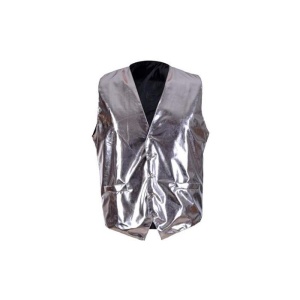 Silver holograpahic waistcoat