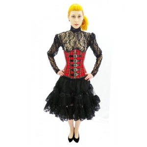 Corset - Red Tartan