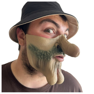 Naughty Old Penis Face Mask