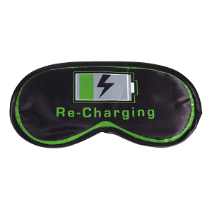 Novelty Sleep Mask: "Recharging"